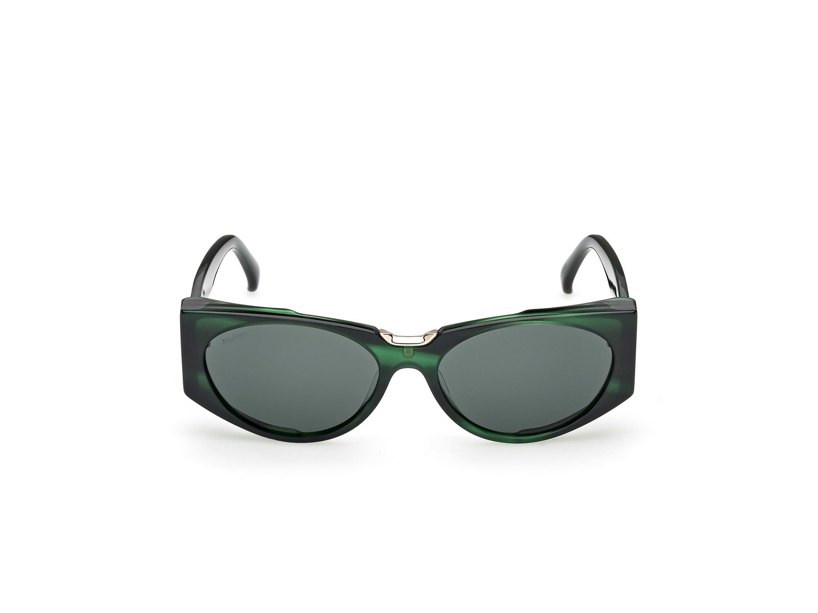 Das Bild zeigt die Sonnenbrille MM0160 von der Marke Max Mara in Grün.