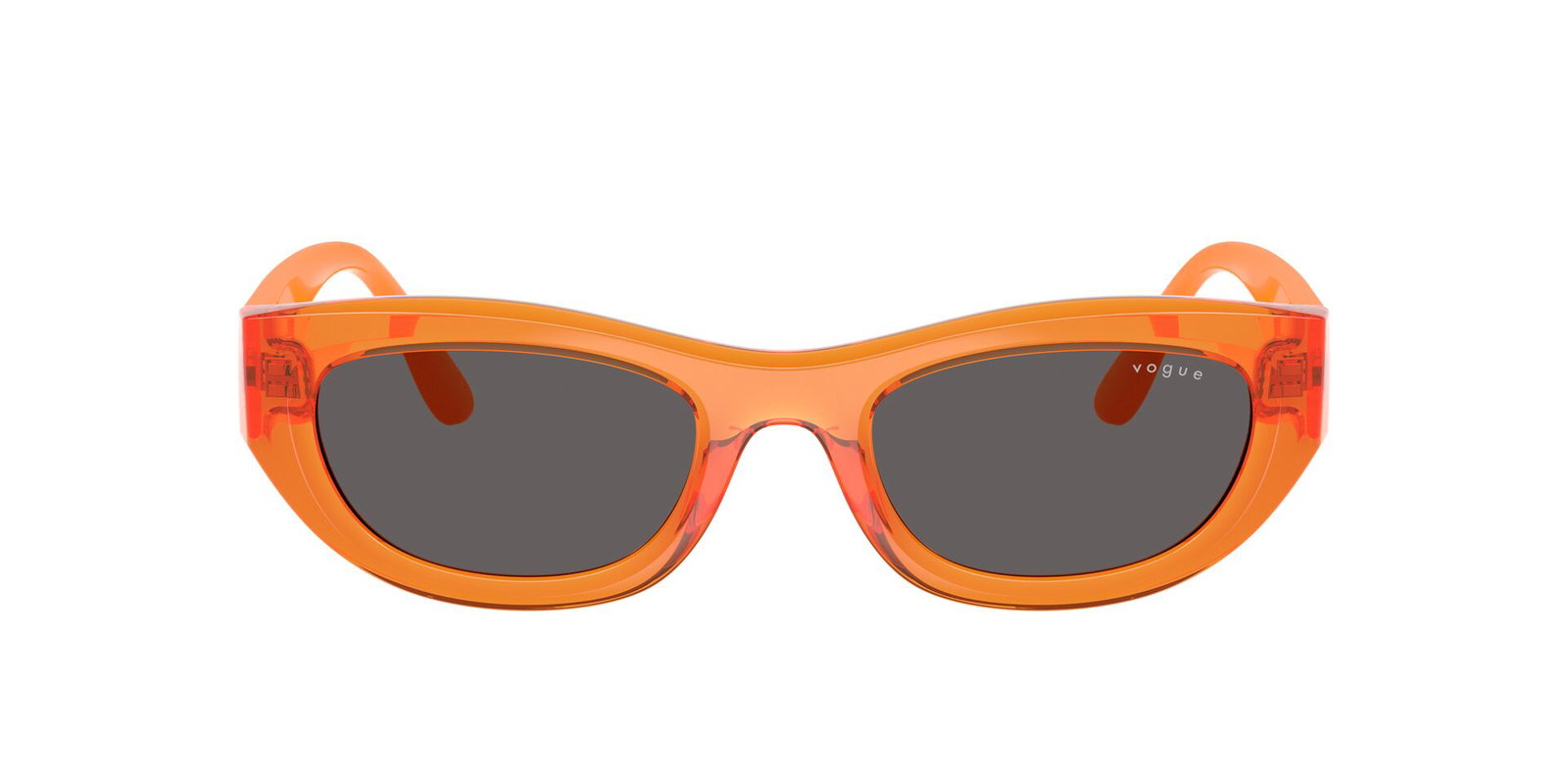 Das Bild zeigt die Sonnenbrille VO5616S von der Marke Vogue in Orange.