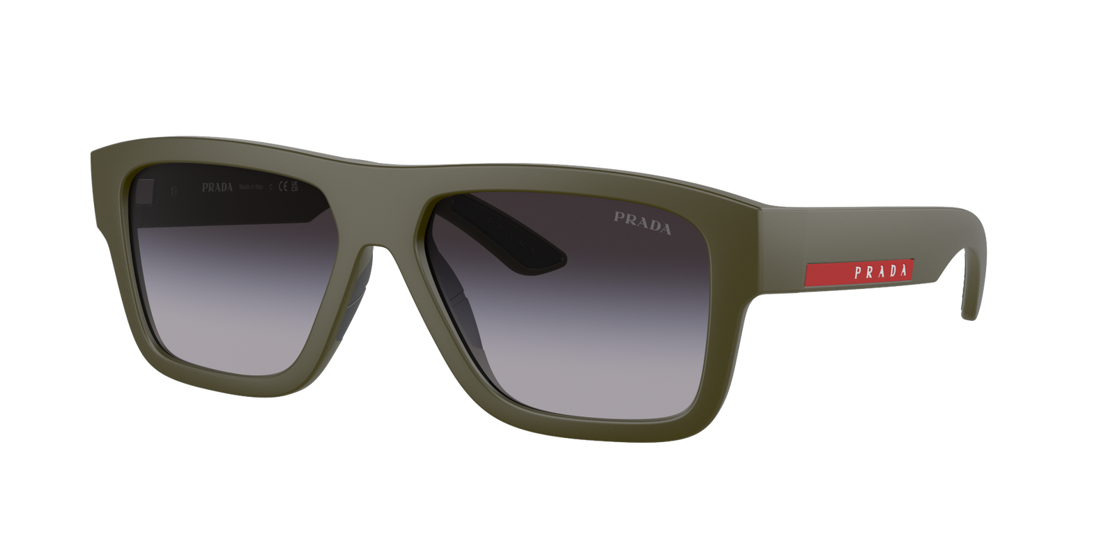 Prada Sonnenbrille für Herren 0PS 04ZS in Grün matt