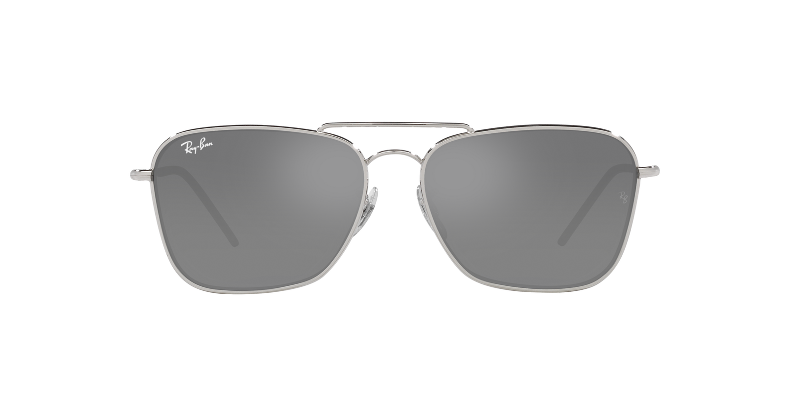 Das Bild zeigt die Sonnenbrille 0RBR0102S 003/GS von der Marke Ray Ban in Silber.