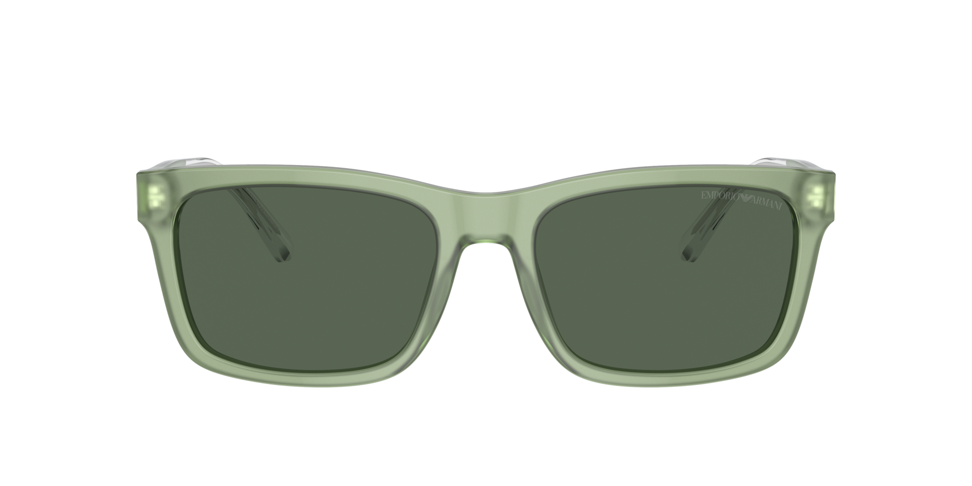 Das Bild zeigt die Sonnenbrille EA4224 609471 von der Marke Emporio Armani in grün.