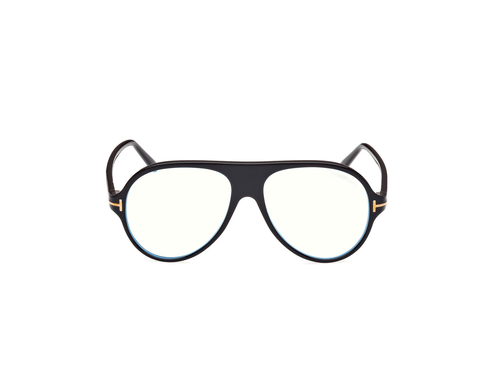 Das Bild zeigt die Korrektionsbrille FT5012-B 001 von der Marke Tom Ford in schwarz.
