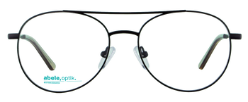 Das Bild zeigt die Korrektionsbrille 143481 von Abele Optik in schwarz matt.