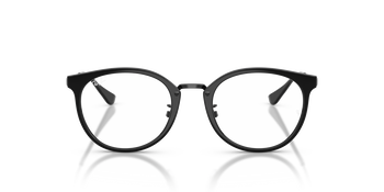 Auf diesem Bild sehen Sie die Korrektionsbrille 0RX7265 von Ray Ban in der Farbe Schwarz.