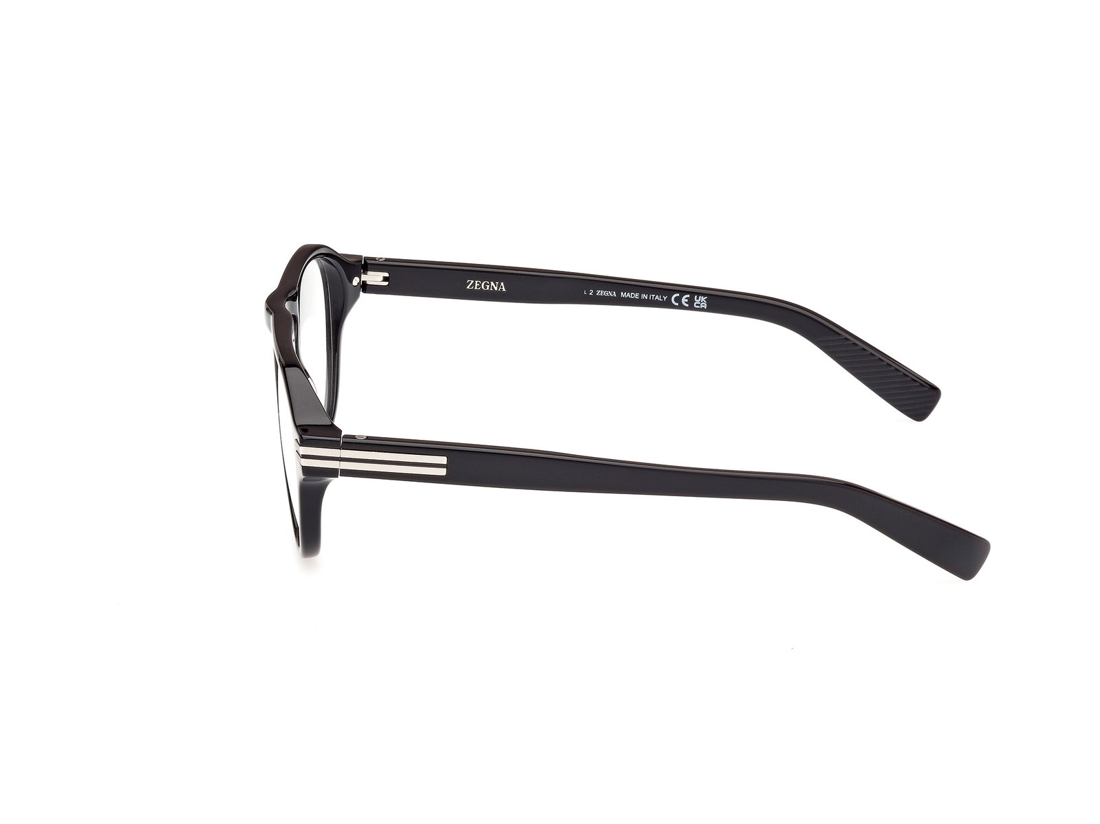 Das Bild zeigt die Korrektionsbrille EZ5281 054 von der Marke Zenga in schwarz glänzend.