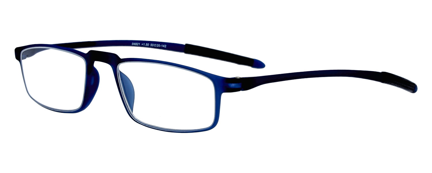Fertiglesebrille 04821 dunkelblau matt +1,00 Dioptrien