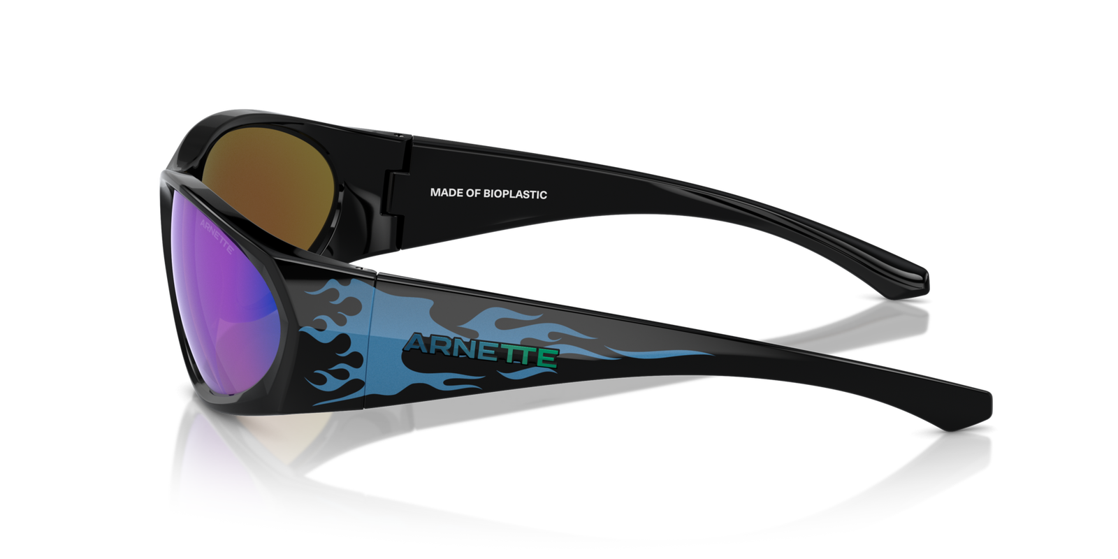 Das Bild zeigt die Sonnenbrille AN4342 295925 von der Marke Arnette in schwarz.