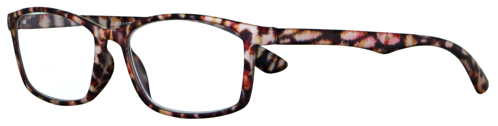 Fertiglesebrille 04891 Leoparden-Print matt