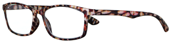 Das Bild zeigt die Fertiglesebrille 04891 von der Marke Abele Optik in Leoparden-Print.