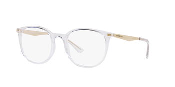 Das Bild zeigt die Korrektionsbrille EA3168 5371 von der Marke Emporio Armani in Crystal.