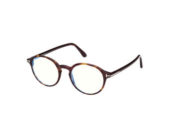 Das Bild zeigt die Korrektionsbrille FT5867-B 052 von der Marke Tom Ford in Havanna.