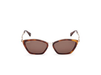Das Bild zeigt die Sonnenbrille MM0162 von der Marke Max Mara in Havanna.