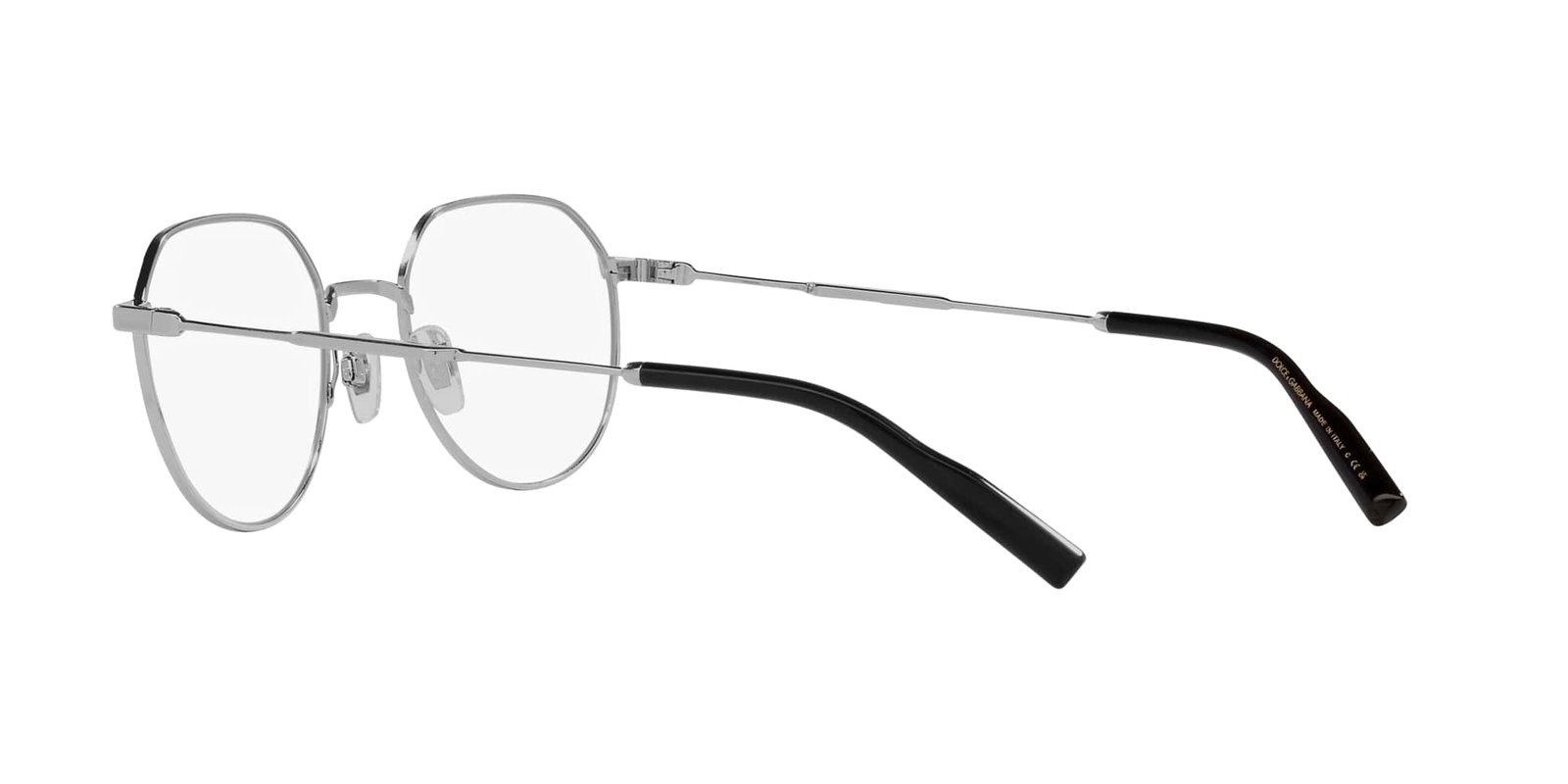 Das Bild zeigt die Korrektionsbrille DG1349 05 von der Marke D&G in silber.