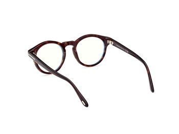 Das Bild zeigt die Korrektionsbrille FT5887-B 052 von der Marke Tom Ford in braun.