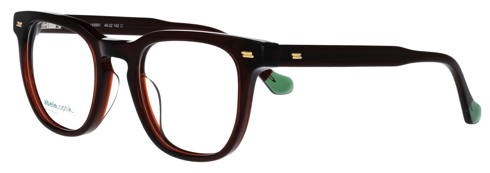 Abele Optik Brille für Herren in Rotbraun 149891