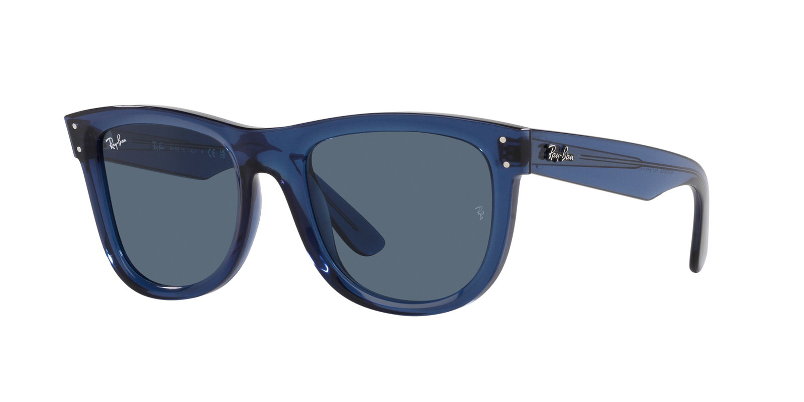 Ray Ban Sonnenbrille Wayfarer Reverse in blau 0RBR0502S 67083A