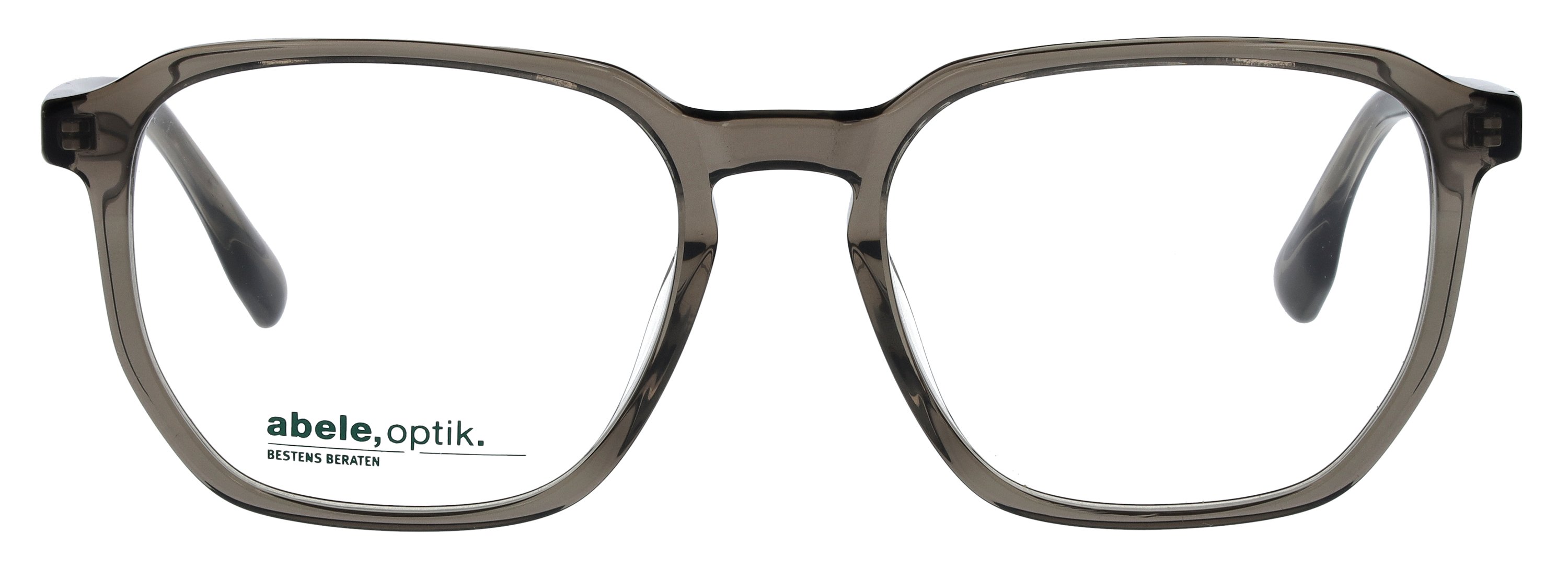 Das Bild zeigt die Korrektionsbrille 147961 von der Marke Abele Optik in grau transparent.