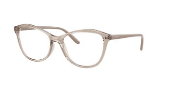 Auf diesem Bild sehen Sie die Korrektionsbrille 5602 von Vogue in der Farbe Transparent.