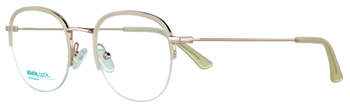 Das Bild zeigt die Korrektionsbrille 143681 von Abele Optik in nude gold.