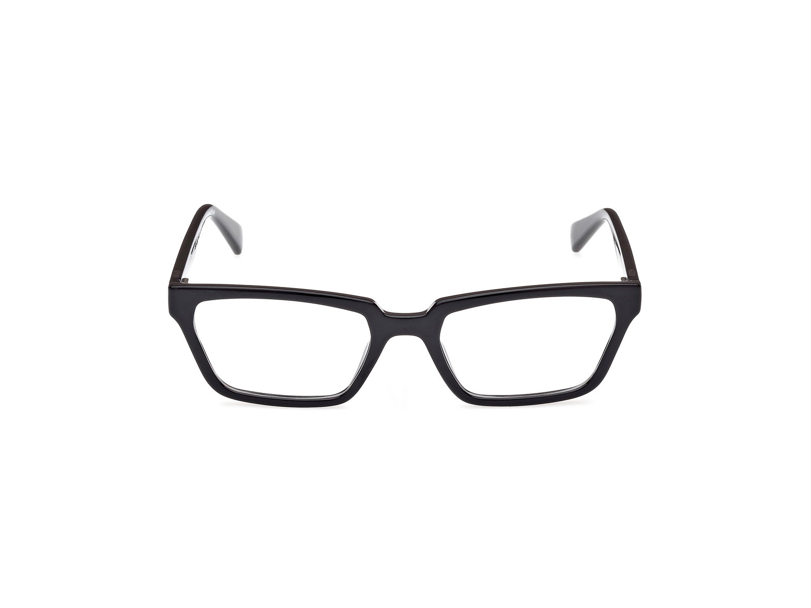 Das Bild zeigt die Korrektionsbrille GU8080 001 von der Marke Guess in schwarz.