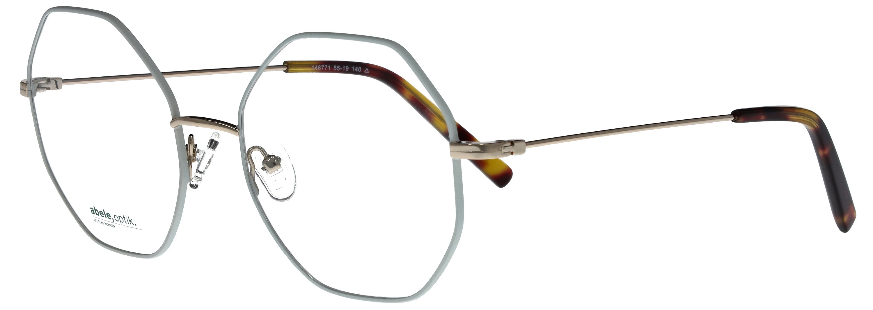 Das Bild zeigt die Korrektionsbrille 148771 von der Marke Abele Optik in silber.