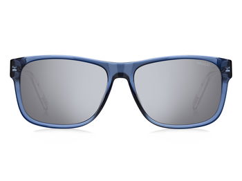 Das Bild zeigt die Sonnenbrille HG1260/S XW0 von der Marke Hugo in blau/grau.