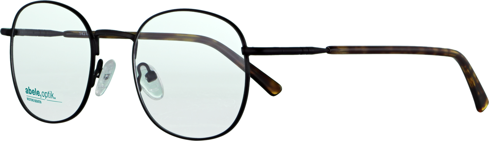 abele optik Brille 142181 in mattschwarz