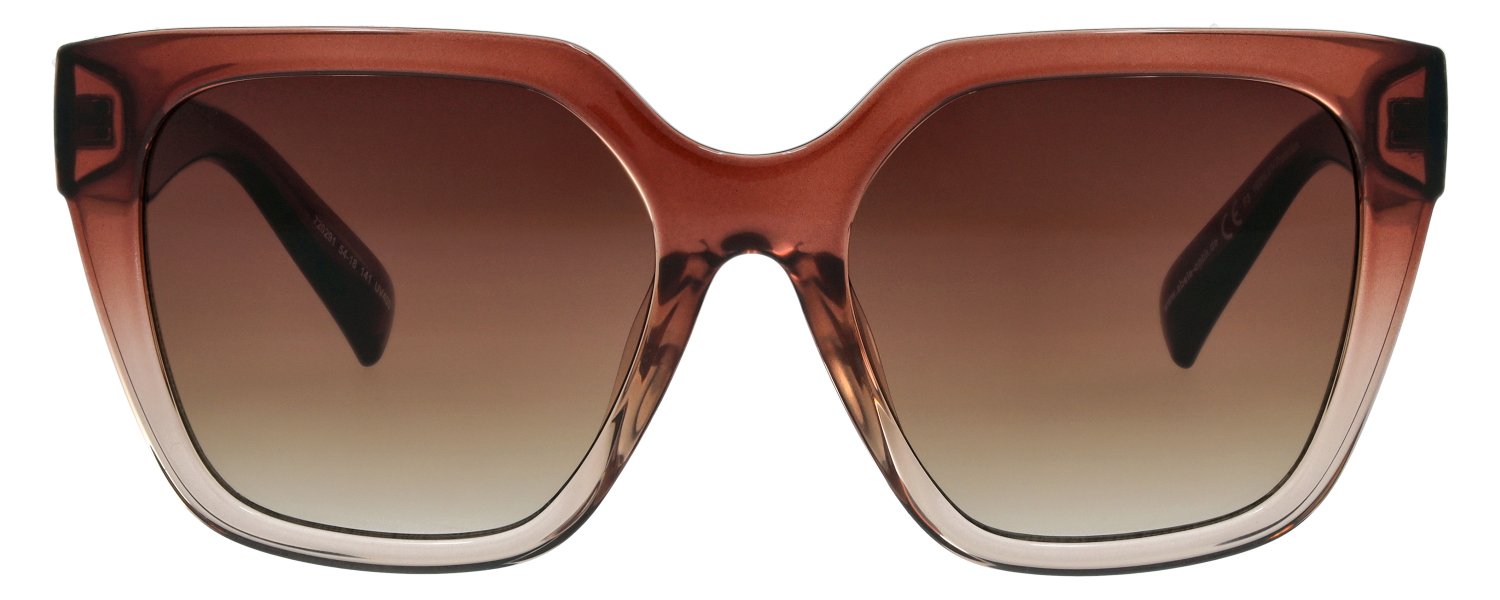 abele optik Sonnenbrille für Damen in rotbraun transparent 720291