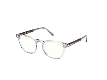 Das Bild zeigt die Korrektionsbrille FT5890-B 020 von der Marke Tom Ford in kristall.