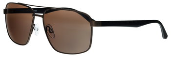 abele optik Sonnenbrille für Herren in dunkelbraun matt 722331