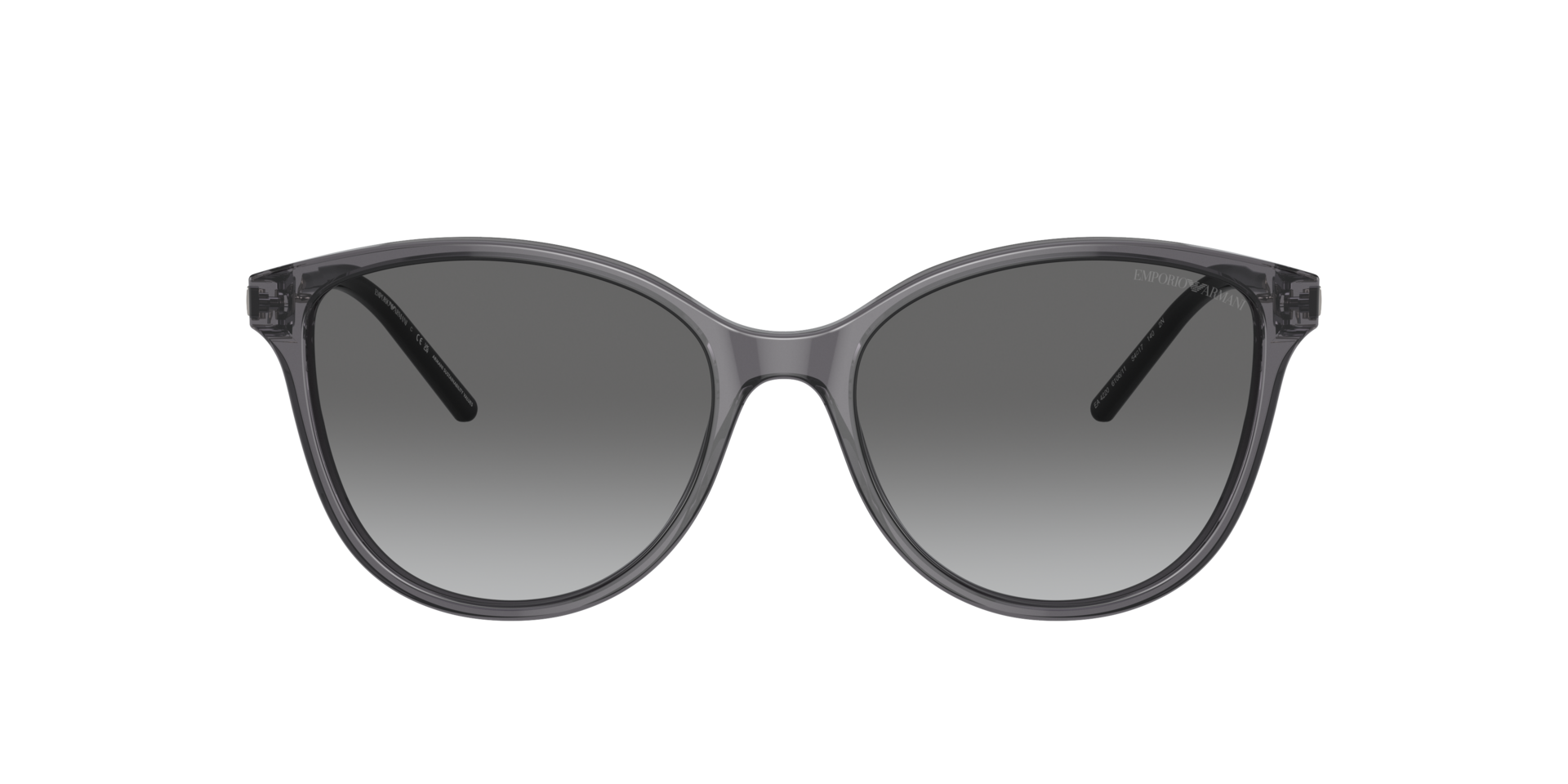 Das Bild zeigt die Sonnenbrille EA4220 610611 von der Marke Emporio Armani in schwarz.