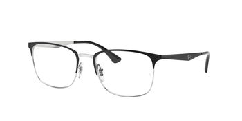 Ray Ban Brille RX6421 2997 in Schwarz/Silber