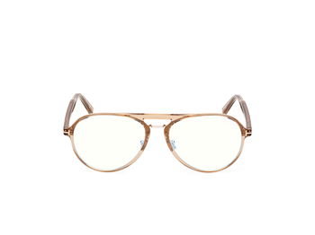 Das Bild zeigt die Korrektionsbrille FT5981 093 von der Marke Tom Ford in Grün.