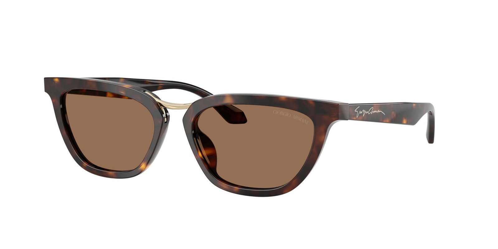 Das Bild zeigt die Giorgio Armani Sonnenbrille AR8253U in Havanna