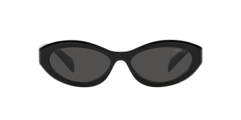 Auf diesem Bild sehen Sie die Sonnenbrille 0PR 14YS von Prada in der Farbe Schwarz.