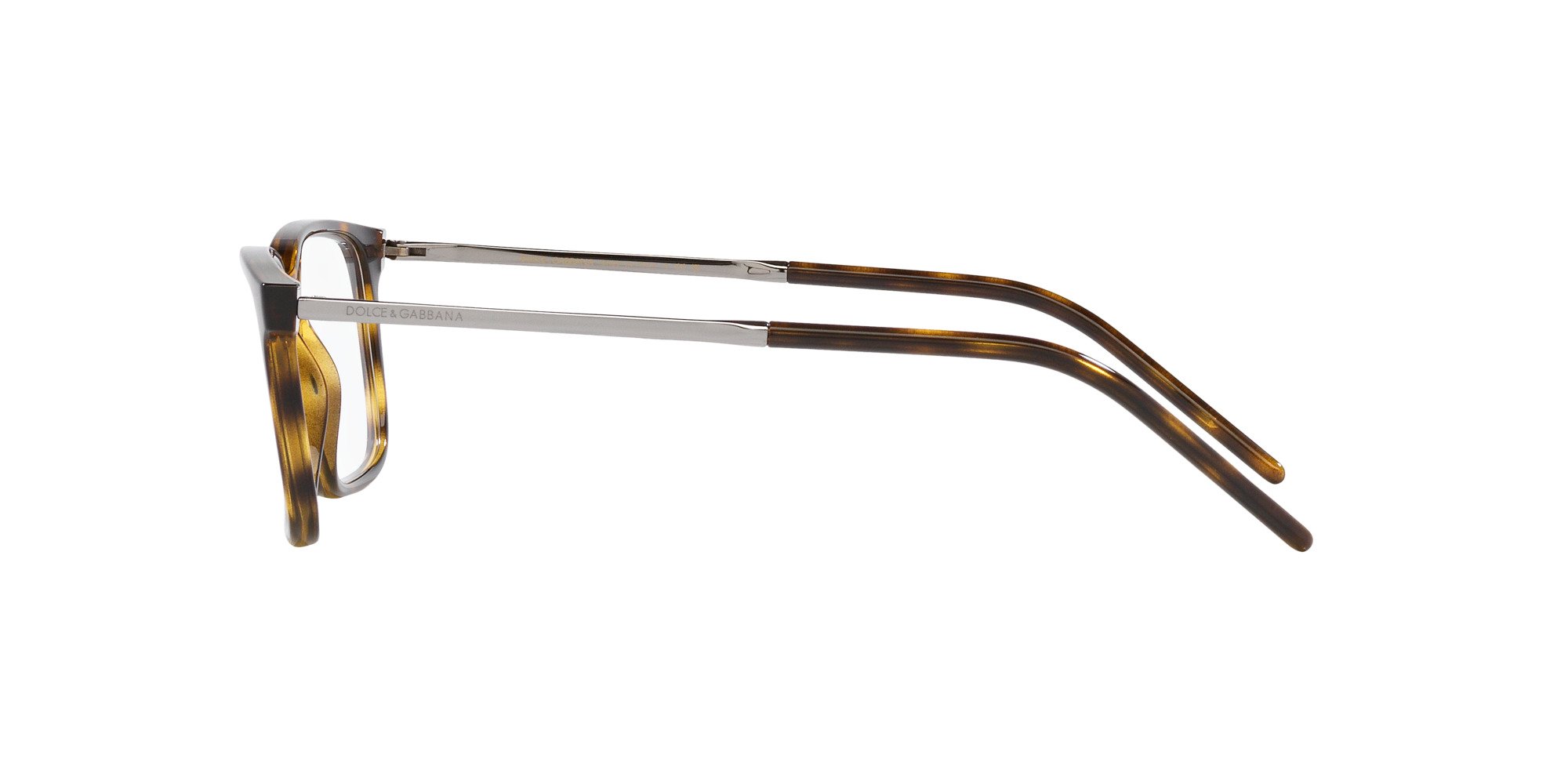 Das Bild zeigt die Korrektionsbrille DG5099 502 von der Marke D&G in havana.