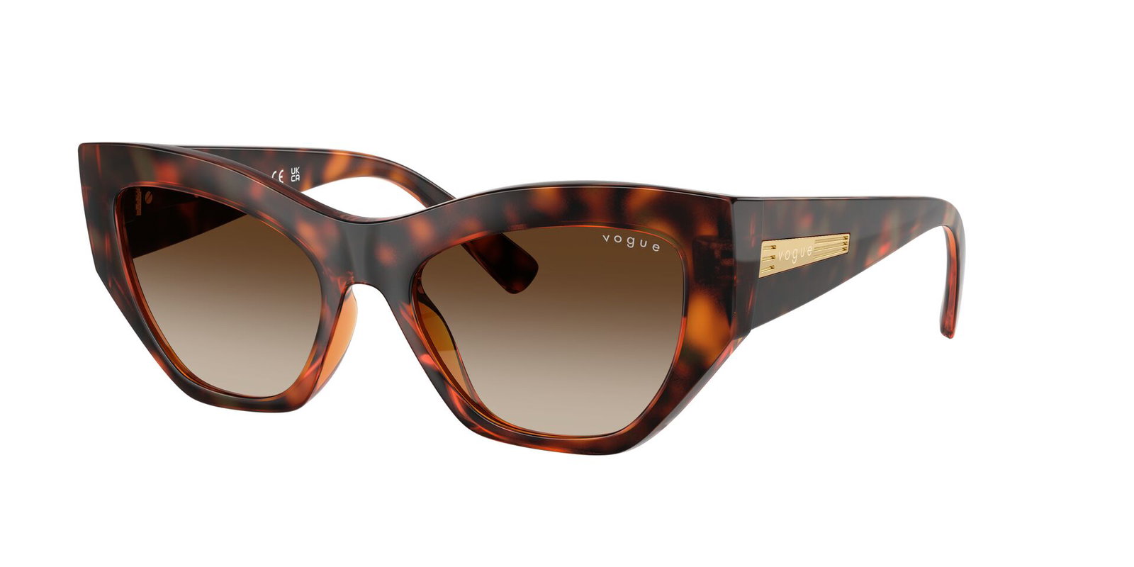 Vogue Sonnenbrille in Dunkelhavanna VO5607S W65613