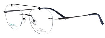 Titankomplettbrille für Herren randlos gun 150421