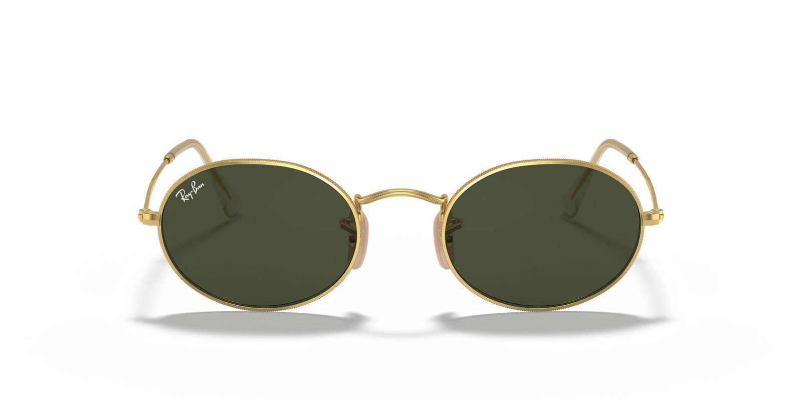 Das Bild zeigt die Sonnenbrille RB3547 001/31 von der Marke Ray-Ban in Gold.