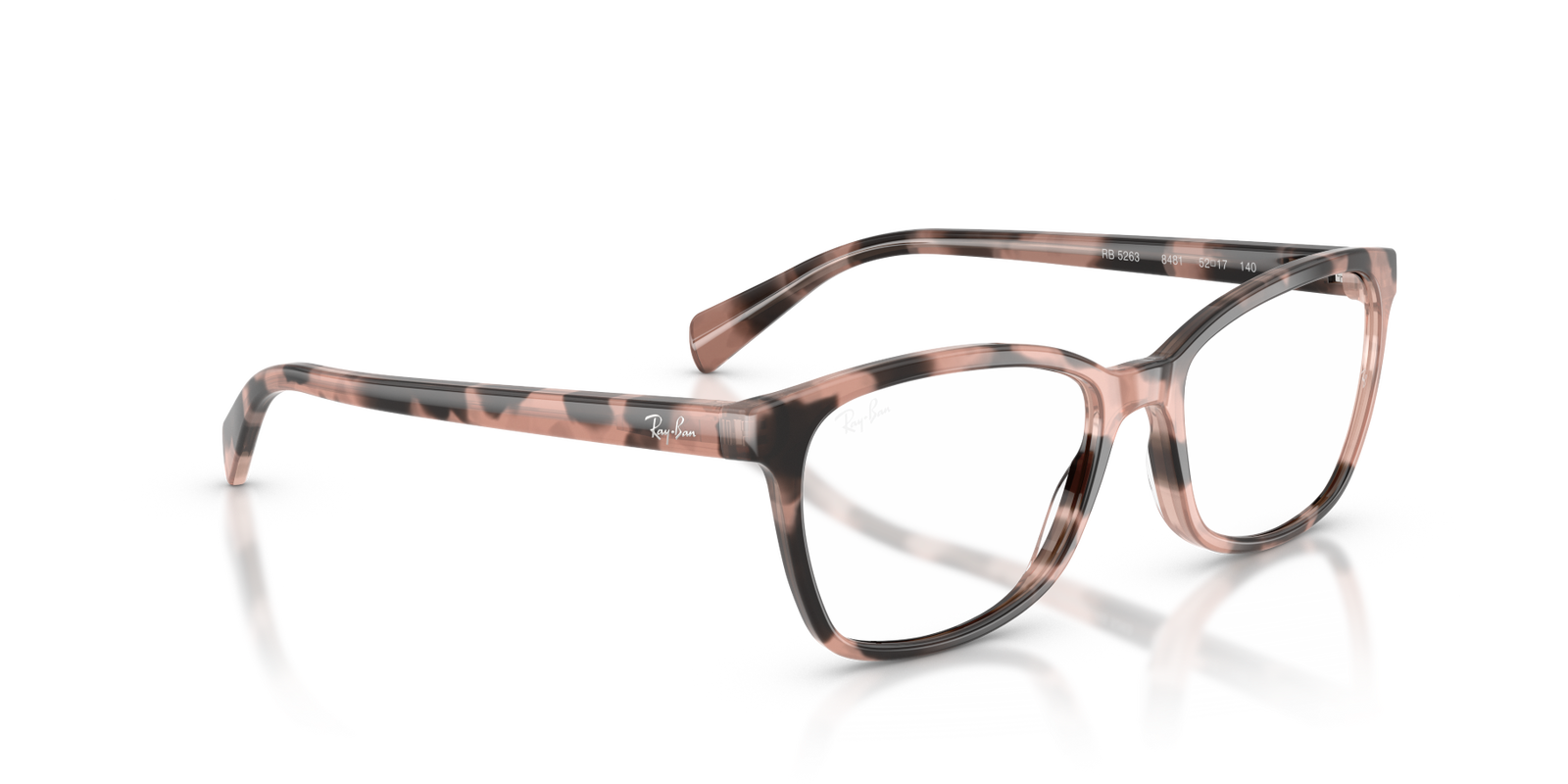 Auf diesem Bild sehen Sie die Korrektionsbrille 0RX5362 von Ray Ban in der Farbe gemustert.