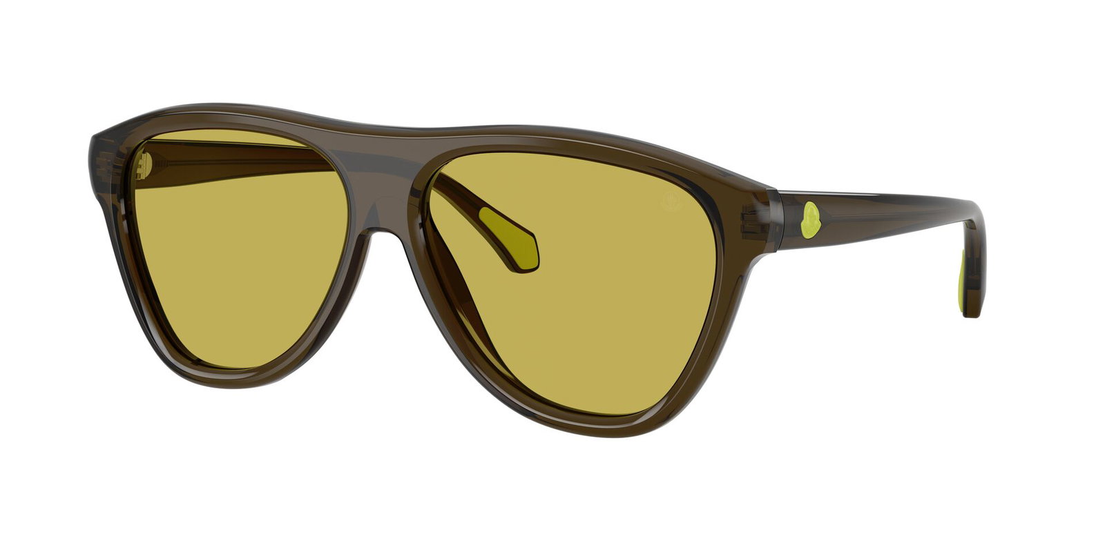 zu sehen ist die Sonnenbrille 6025U von Moncler in der Farbe Braun.