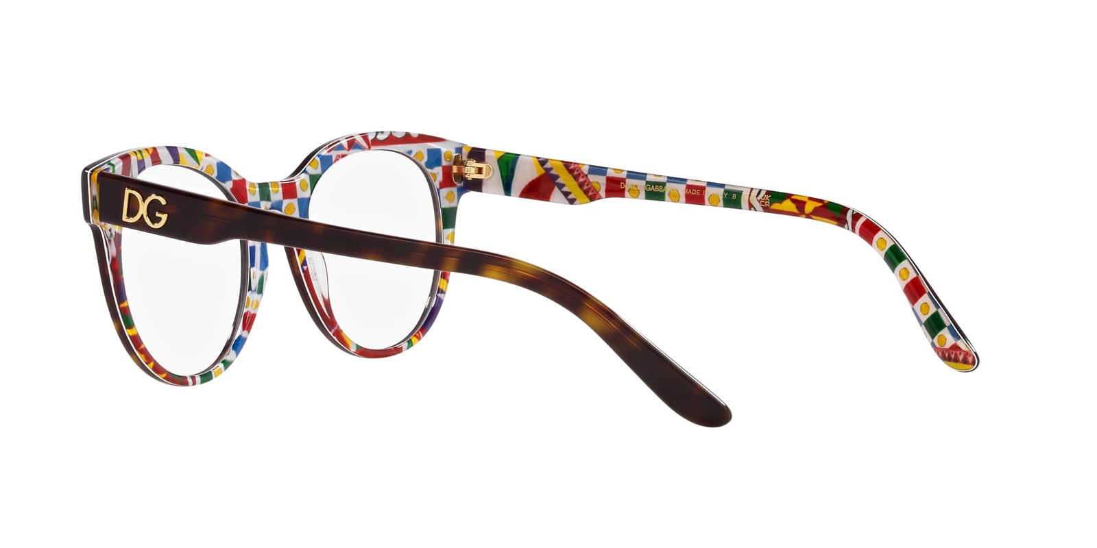 Das Bild zeigt die Korrektionsbrille DG3334 3217 von der Marke D&G in havana.