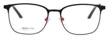 Das Bild zeigt die Korrektionsbrille 149511 von der Marke Abele Optik in Schwarz/Orange