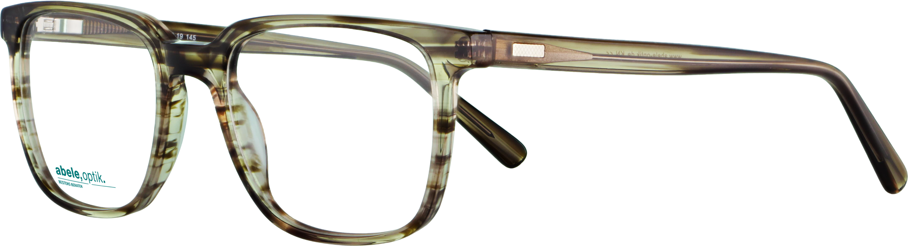 Das Bild zeigt die Korrektionsbrille 141441 von der Marke Abele Optik in braun.