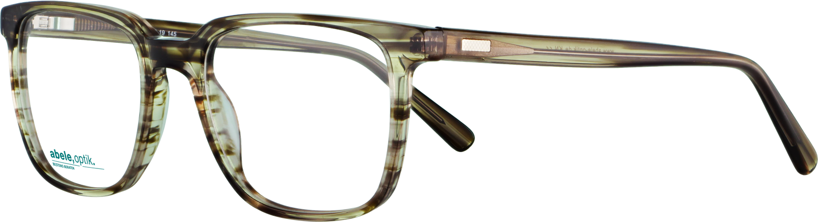 Das Bild zeigt die Korrektionsbrille 141441 von der Marke Abele Optik in braun.