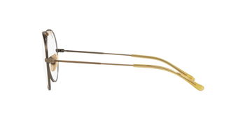 Das Bild zeigt die Korrektionsbrille RX8063V 1222 von der Marke Ray-Ban in Antikgold.