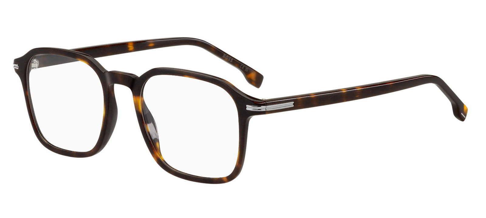 Zu sehen ist die Korrektionsbrille 1510 von Boss in der Farbe Havanna.