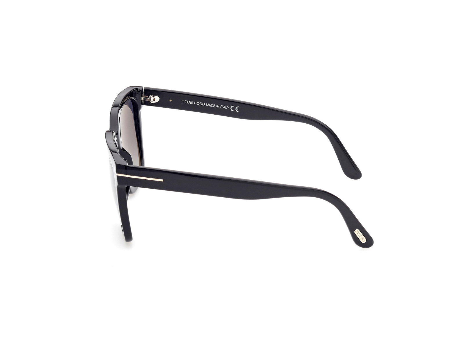 Das Bild zeigt die Sonnenbrille FT0952 01D von der Marke Tom Ford in schwarz.