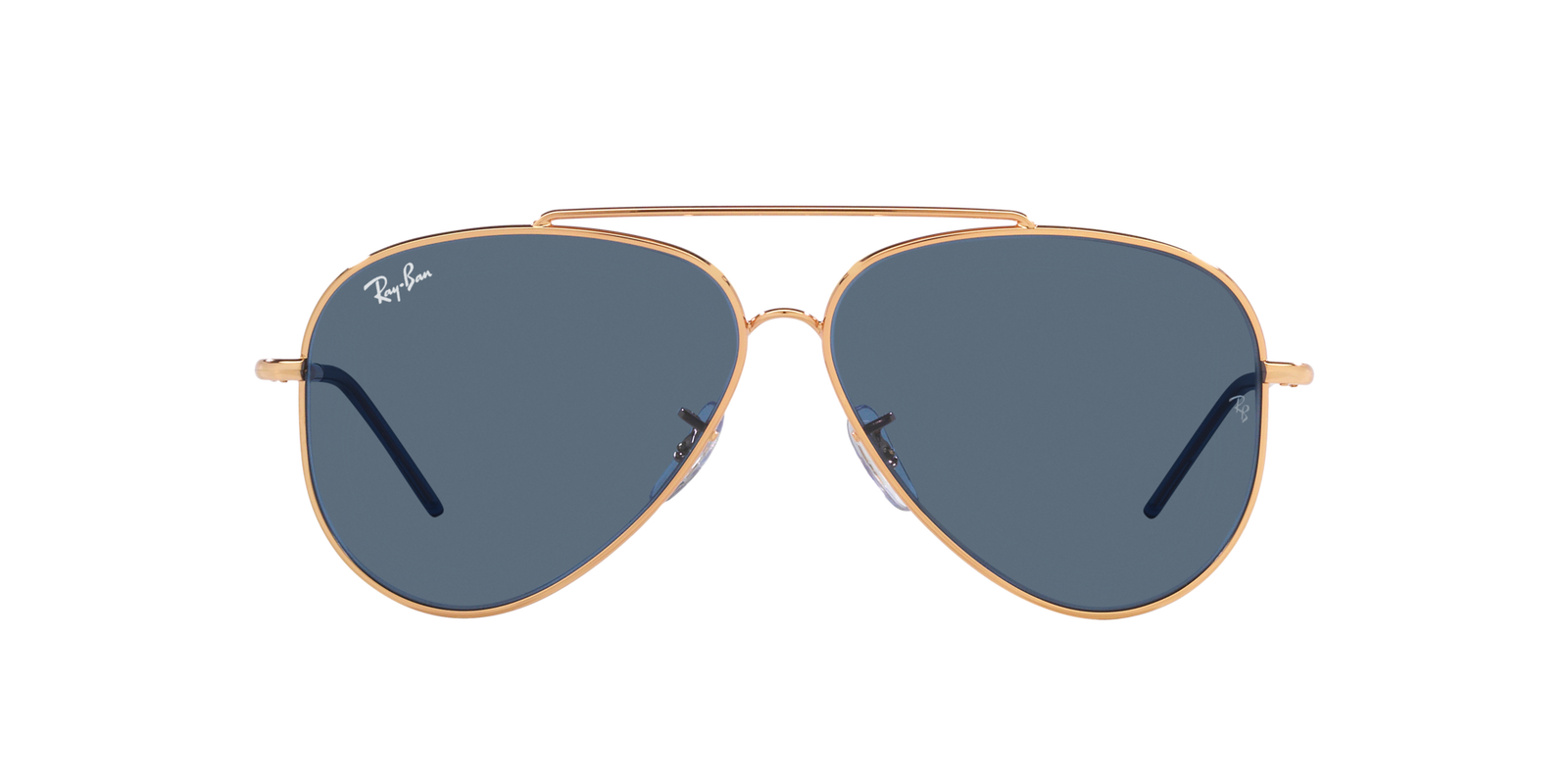 Das Bild zeigt die Sonnenbrille 0101S 92023A von der Marke Ray Ban in  Rotgold.