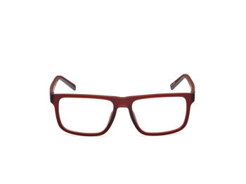 Das Bild zeigt die Korrektionsbrille TB50029-H 67 56 von der Marke Timberland in Matt Dunkel Rot